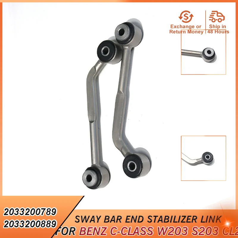 

Rear Axle Sway Bar End Stabilizer Link for Mercedes Benz C-Class W203 S203 CL203 CLK C209 A209 Accessories 2033200789 2033200889