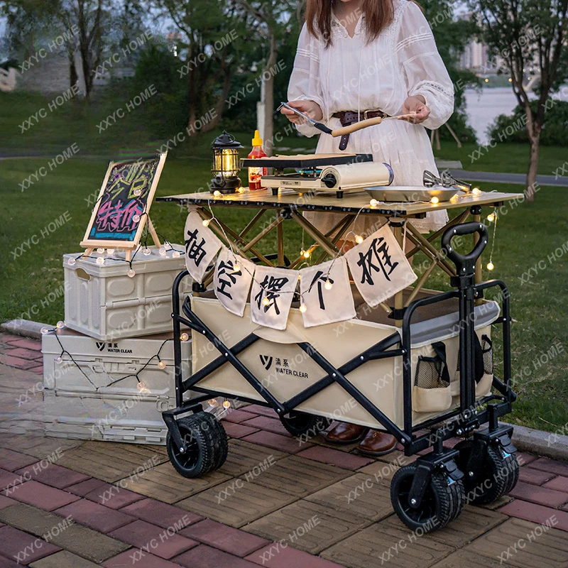 

Special Trolley Trolley Shopping Cart Foldable Trolley Camp Picnic Cart