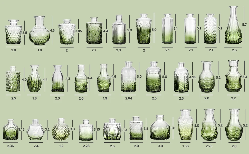 small bud vases