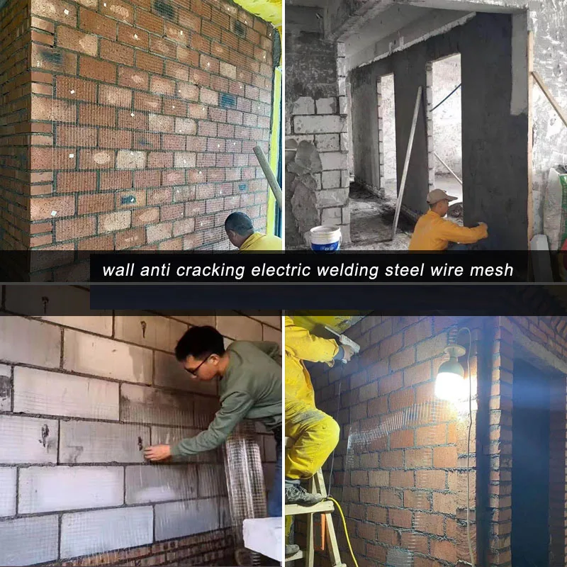 1x15meters landscaping shape plastering internal external wall anti cracking Mortar wire mesh net flue hanging Mortar Net