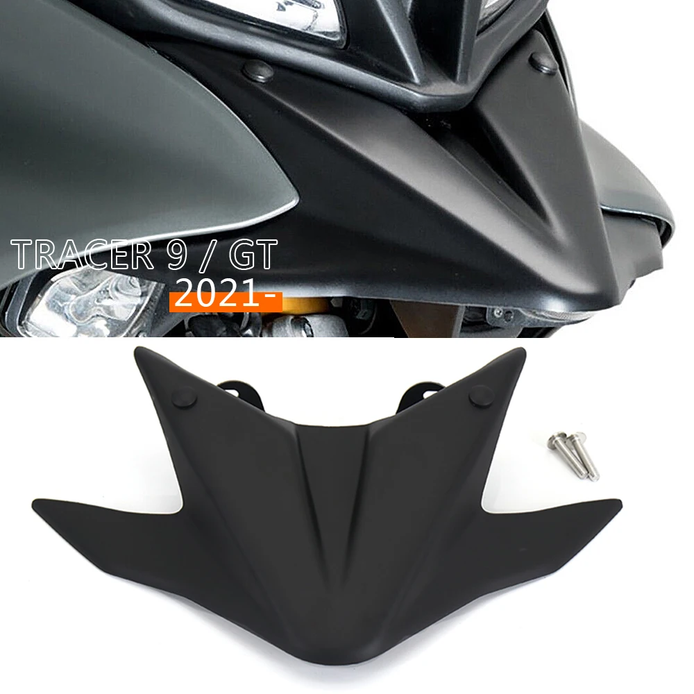 

For YAMAHA Tracer 900 GT 2021 2022 2023 New Black Front Wheel Fender TRACER 9 Tracer9 Tracer900 Beak Nose Cone Extension Cover