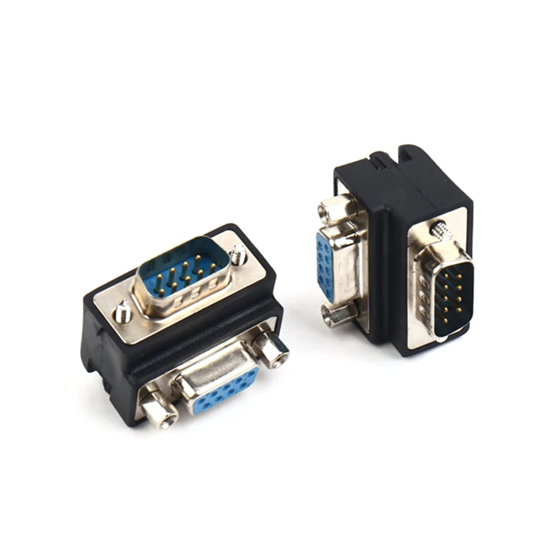 DB9 9 9 Pin RS 232 штекер-гнездо последовательный адаптер 90 градусов Удлинительный кабель преобразователь соединитель DB9 9 9 Pin RS 232 штекер-гнездо последовательный адаптер 90 градусов Удлинительный кабель преобразователь соединитель