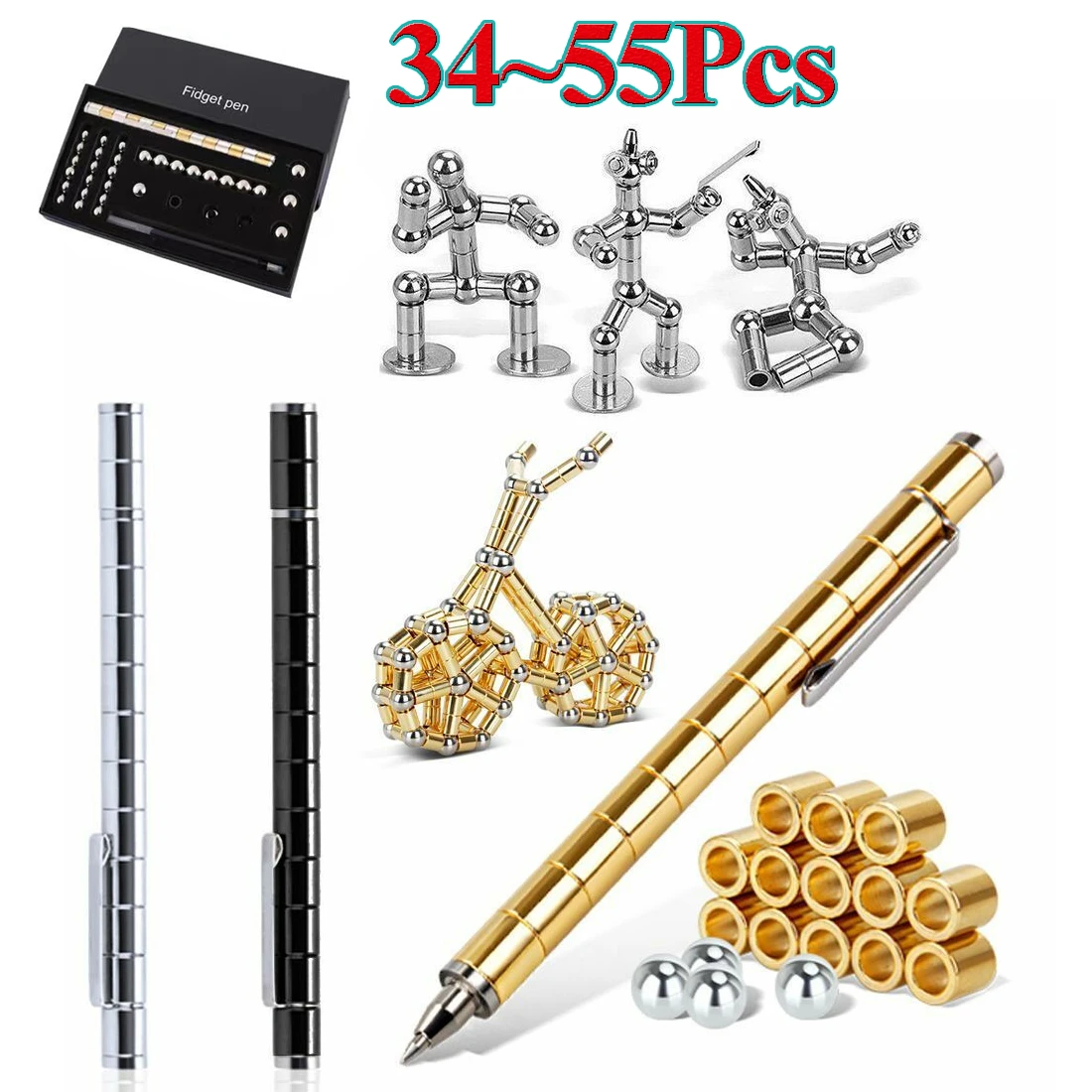 34 55pcs Set Magnetic Polar Pen Metal Magnet Modular Think Ink Toy Stress Fidgets Antistress Focus Hands Touch Pen Erasable Gift Gel Pens Aliexpress 34 55pcs Set Magnetic Polar Pen Metal Magnet Modular Think Ink Toy Stress Fidgets Antistress Focus Hands Touch Pen Erasable Gift Gel Pens Aliexpress