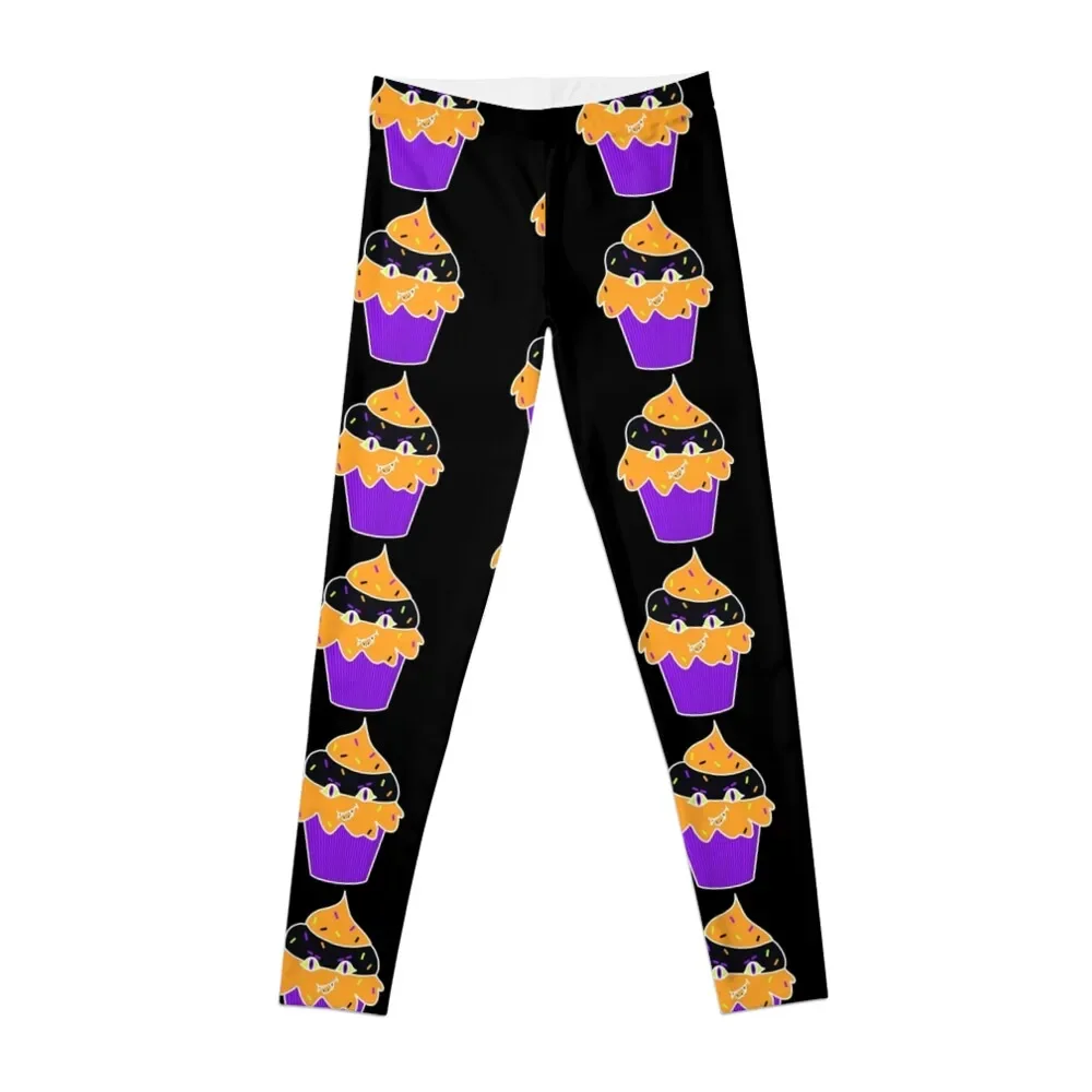 

Spooky cupcake Leggings sporty woman gym Jogger pants Womens Leggings