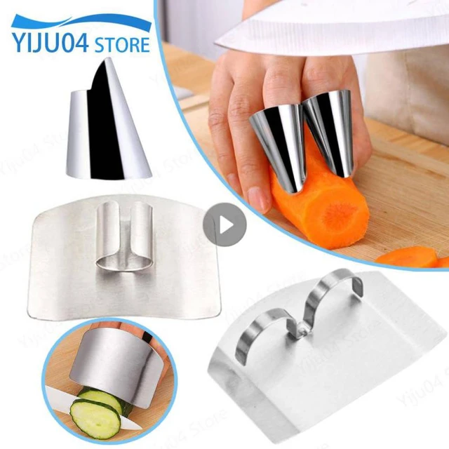 Stainless Steel Finger Protector Anti-cut Finger Guard Kitchen Tools Safe  Vegetable Cutting Hand Protectors Kitchen