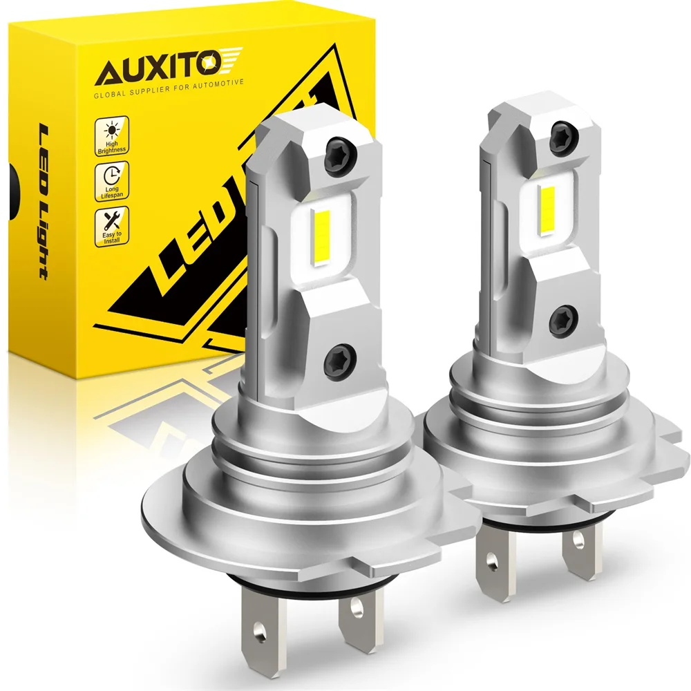 thumbnail image 2 of AUTOONE H7 LED Bulbs - 6500K Super Bright Fanless Fog Lights, Plug & Play Installation, CANBUS Ready (2-Pack) 2 of 4