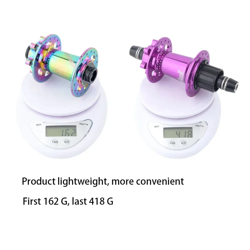 Description Picture 6 of itemHASSNS Dirt bike hubs 32 holes 135X10 100X15 Single speed HG Structure compatible with 8/9/10/11 speeds