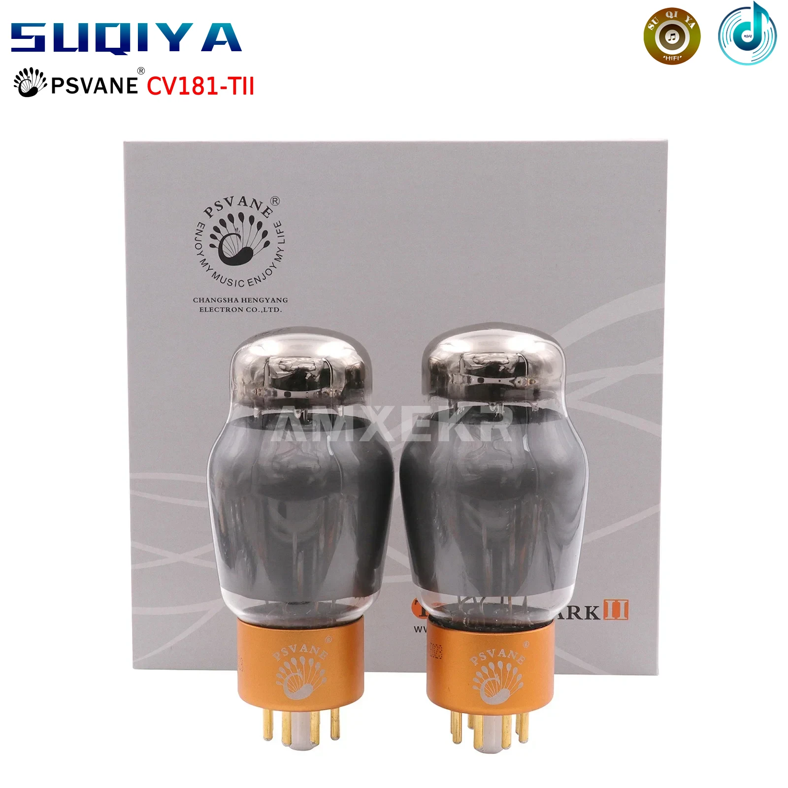 

PSVANE Tube CV181-TII Classic Edition Replace 6N8P 6SN7GT Factory Matching Pair for Vacuum Tube Amplifier HIFI Amplifier Audio