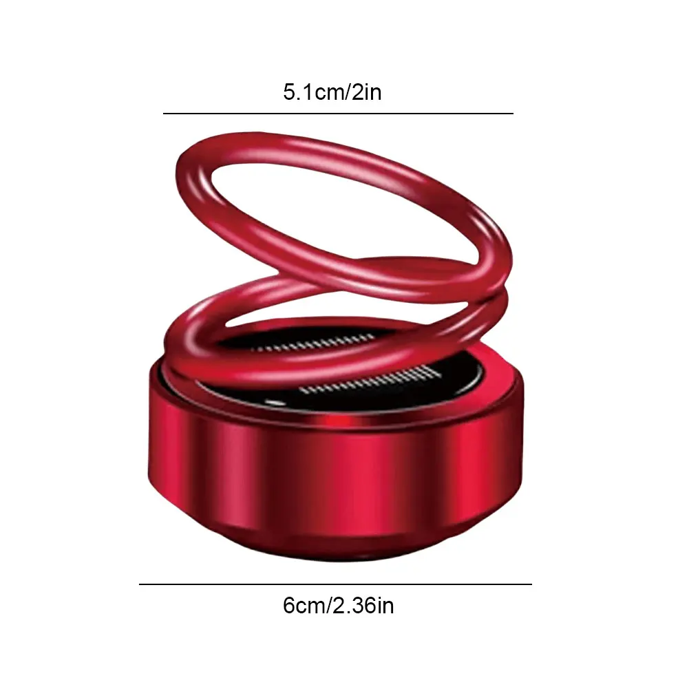 Rotating Double Ring Kinetic Molecular Heaters Portable Flavoring Air Purifier for Car Living Rooms Bathrooms
