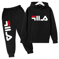 Kids Autumn Spring Trend Casual Tracksuits 3-14 Years Boys and Girls Hoodie+Pants 2pcs Suits Children Daily Outfits Clothes Sets 1