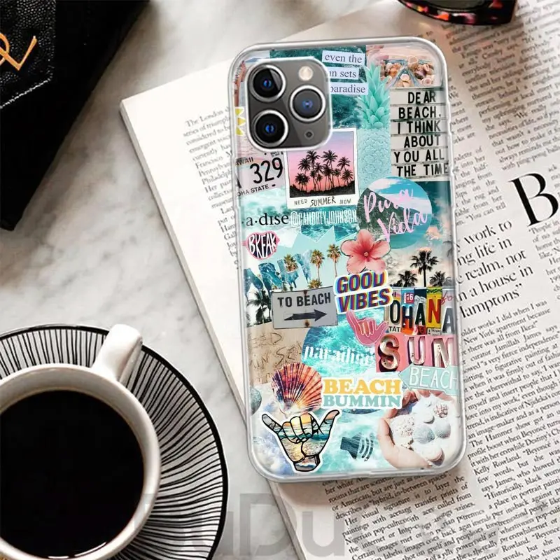 thumbnail image 1 of Funda de verano para tabla de Surf, cubierta personalizada artística para iPhone 16, 15, 14, 13, 12, 11 Pro Max, Apple Phone Case X, XS, 7 Plus, 8 +, 1 of 5