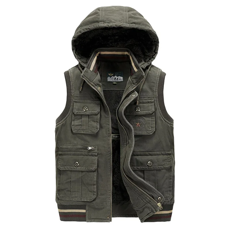 MAN VEST Summer Multi-pocket Hunting Tactical Men Mesh Male Military Work Coat Men's Sleeveless Jacket Clothing Free Shipping