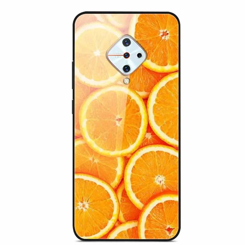 Premium Tempered Glass Back Case with Soft Bumper