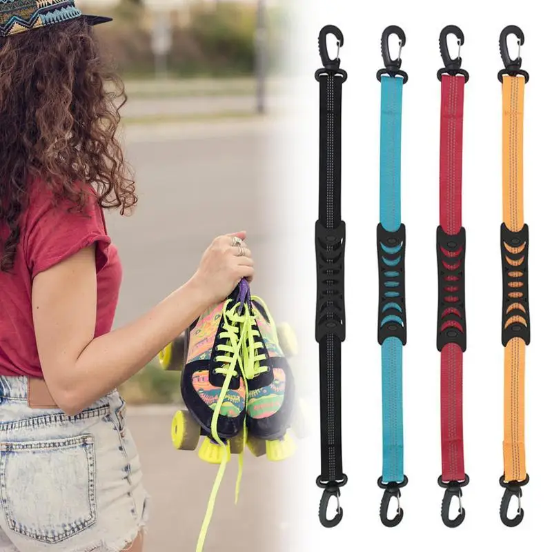1Pc Roller Skate Shoe Lifter Ski Boot Strap Portable Inline Skate Straps Ice Skates Carrying Straps Winter Skiing Accessories