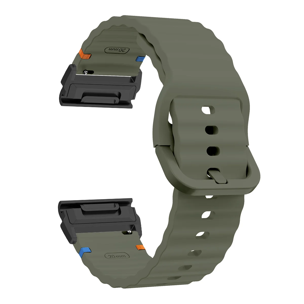 Enhanced Silicone QuickFit Watchband Bracelet