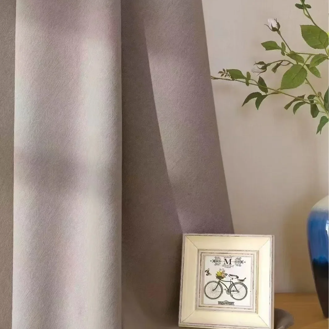 French Cream White Jacquard Thickened Chenille Blackout Curtains for Customized Finished Product for Living Room Bedroom Villa 3