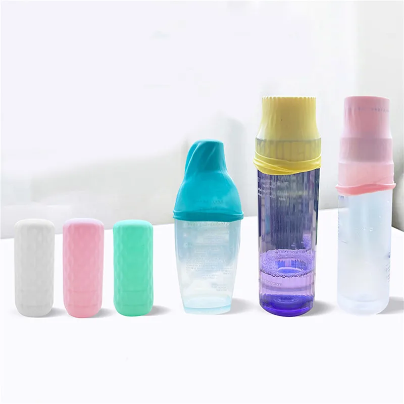 leak Proof Bottles Universal Silicone Travel Bottle Cover Leak Liquid Outdoor Products Safety Bottle Cap Leak Proof silicone bottle cover