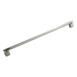 Adjustable Stainless Steel Shower Screen Support Bar for Bathroom Glass Panels (C double head)