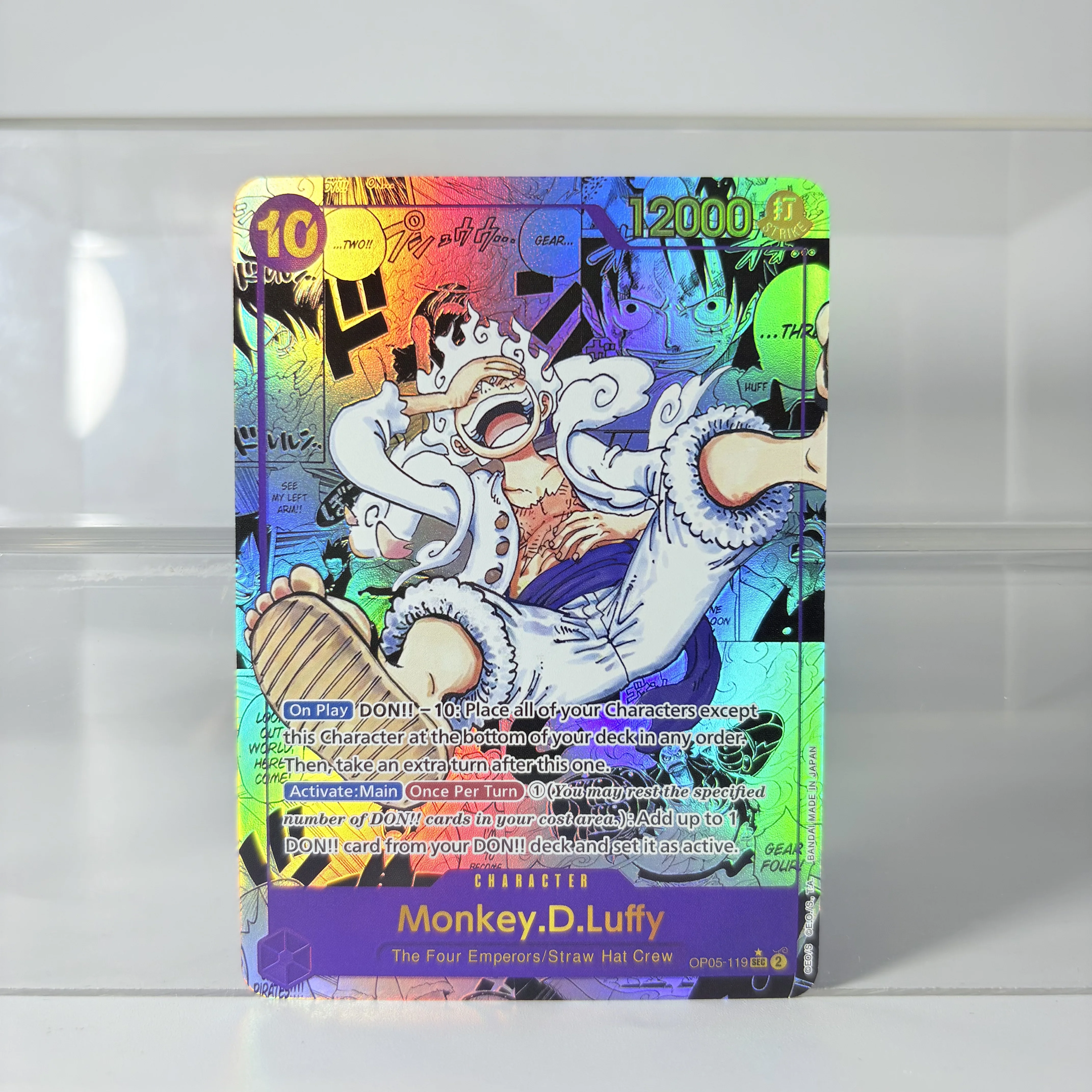 Anime One Piece OPCG Card Chopper/Luffy/Ace/Sanji/Zoro/Kuzan