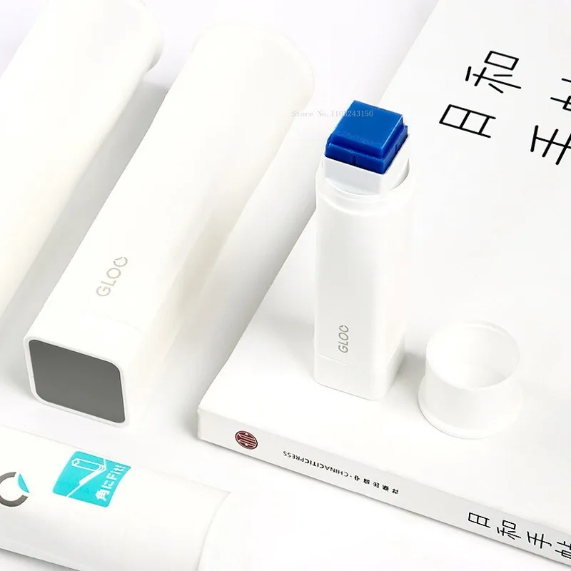 컬러 일본 직각 솔리드 접착제 스틱, 고점도 학생 문구, 학교 어린이 미술 수업 페이스트, 미술 작업 접착제