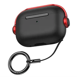 Protective Case with Phone Holder - Airpods 4 (Black red)