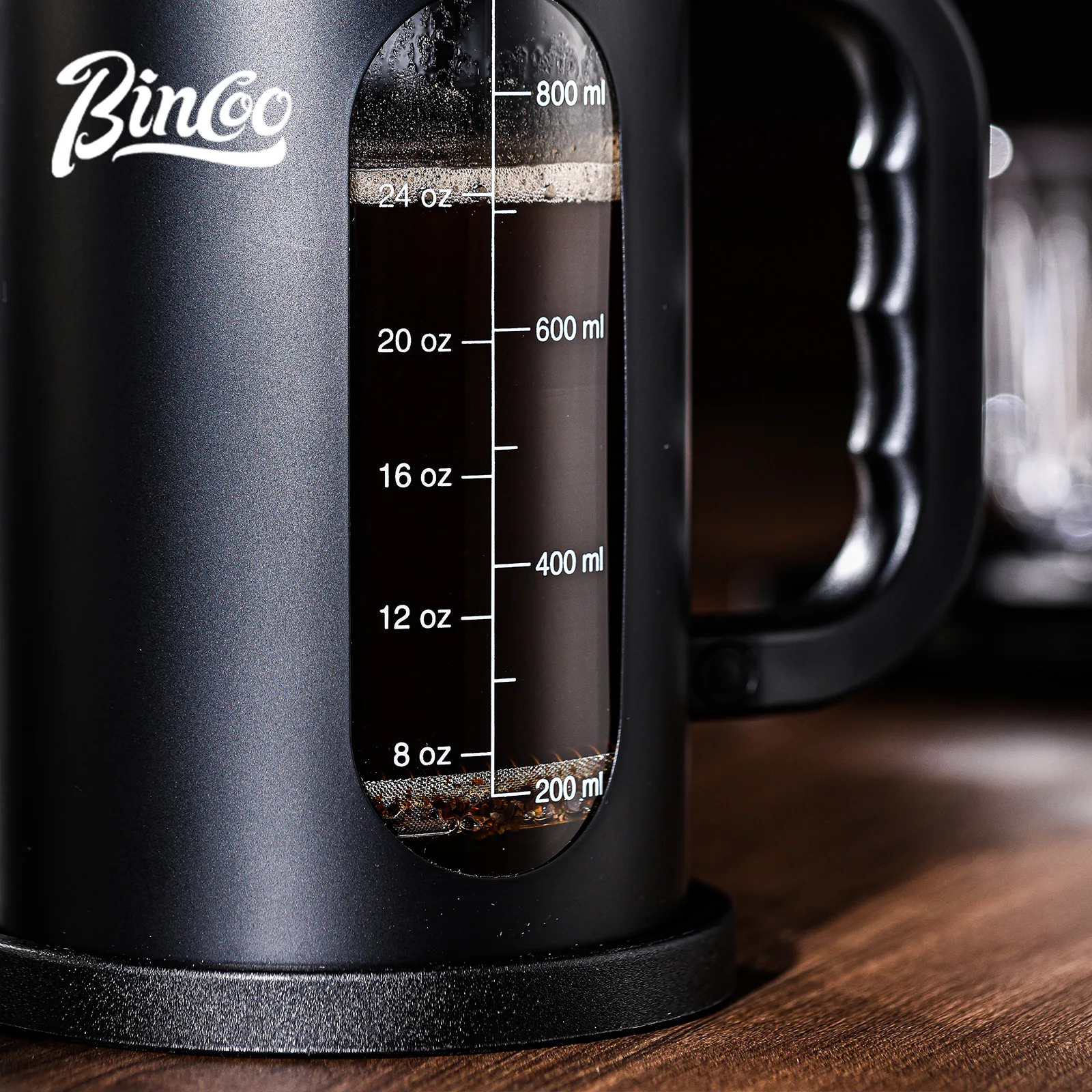 إبريق قهوة فرنسي فاخر، زجاج مقاوم للحرارة، ١٠٠٠ مل