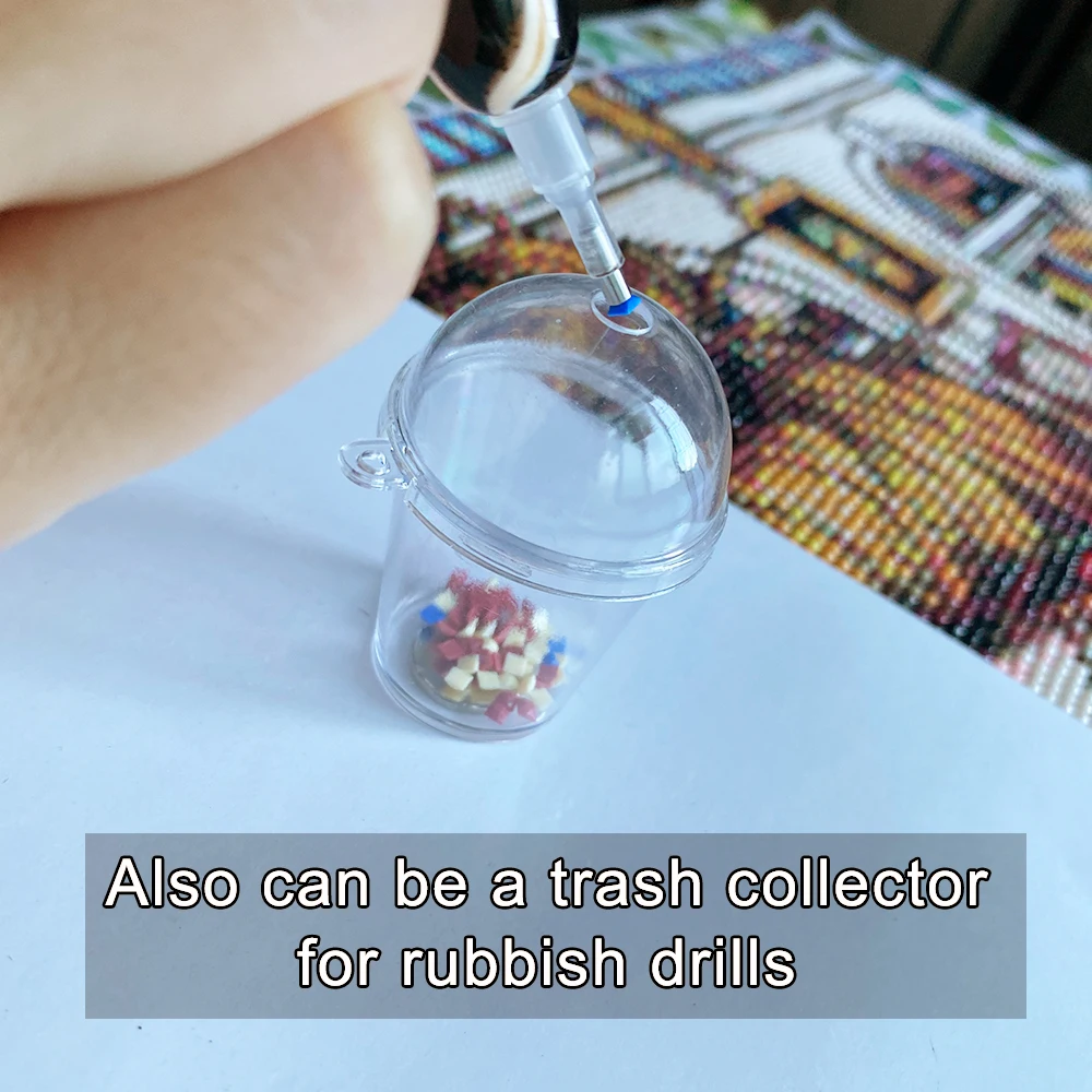 Diamond Painting Tool Magnetic Cover Minder Trash Collector for Storaging Unusable Drills 5D Painting with Diamonds Accessories