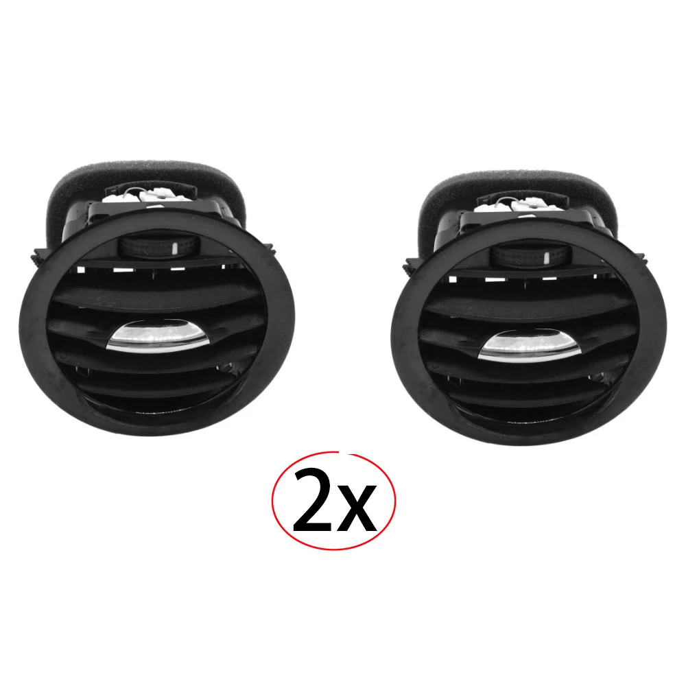 MangWany 2pacs luchtuitlaat ventilatiemondstuk airconditioning ontluchtingsdeksel dashboarduitlaatrooster passend voor Opel Adam 13- Corsa D 07-15 13417363