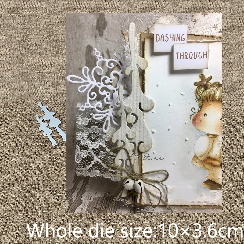 

XLDesign Craft Metal Cutting Die stencil mold 2pcs tree decoration scrapbook Album Paper Card Craft Embossing die cuts