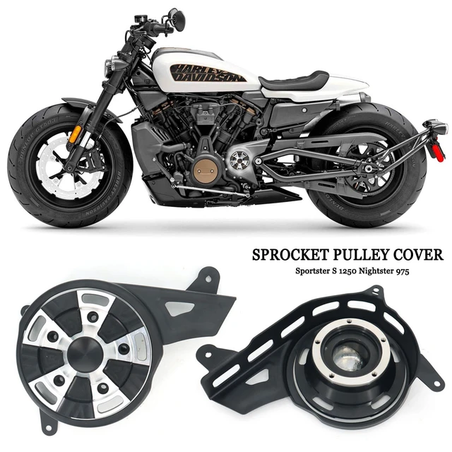 Kohle faser Motorrad Auspuffrohr Hitzeschild Abdeckung Schall dämpfer  Schutz für Harley Sportster s 2021 rh1250 rh 2014-2018 - AliExpress