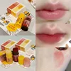 2Pcs Set Fruit Honey Mini Lipstick Before Makeup Base Water Moisturizing Lip Mask Hydrating Fade Lip Lines Lip Oil Cosmetics 2