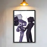 black Ender Dragon game Enderman Poster Prints Wall Art Painting Picture Gift Living Room Bar Restaurant Dec Sticker Large 3