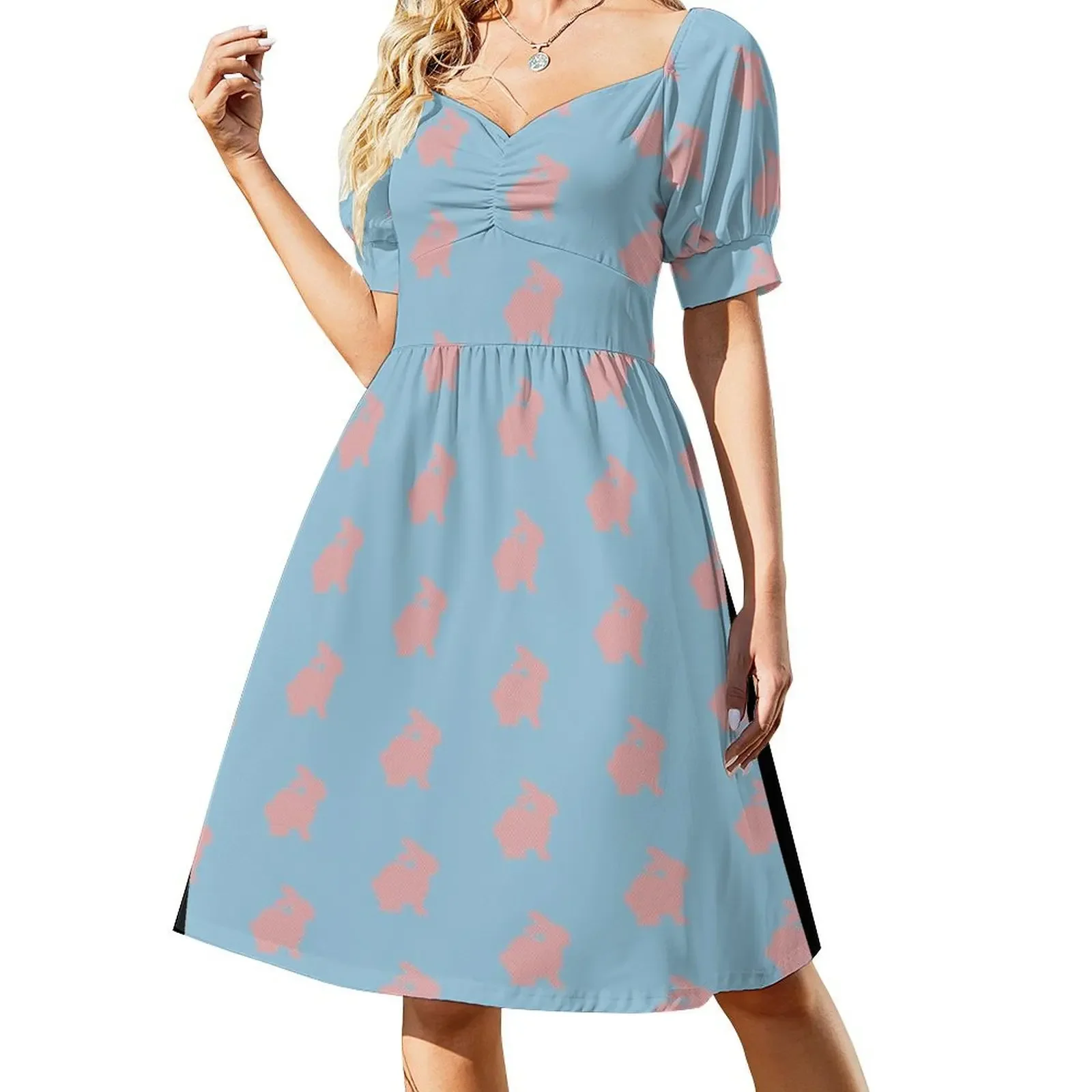 thumbnail image 1 of Vestido sin mangas con fondo de pantalla de Full House, ropa femenina, vestido de verano, vestidos de noche para mujer, vestido de verano, 1 of 7