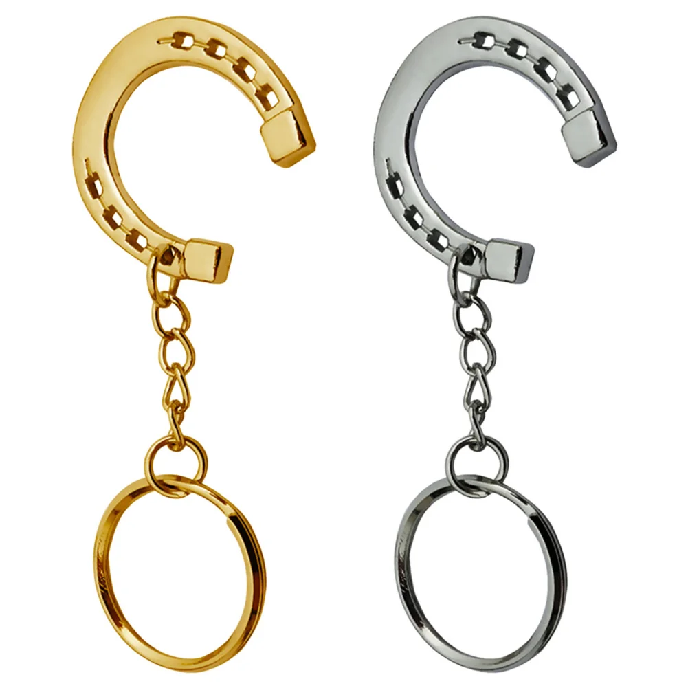 Horse Snaffle Bit Horse Keychain 1Pcs Horseshoe Keychain Horse Snaffle Bits Key Ring Decoration Zinc Diecasting