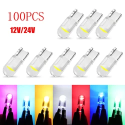 100×t10 w5w 194 Car led lights 12v 24v led t10 Clearance light T10 led canbus interior light license plate light wholesale price