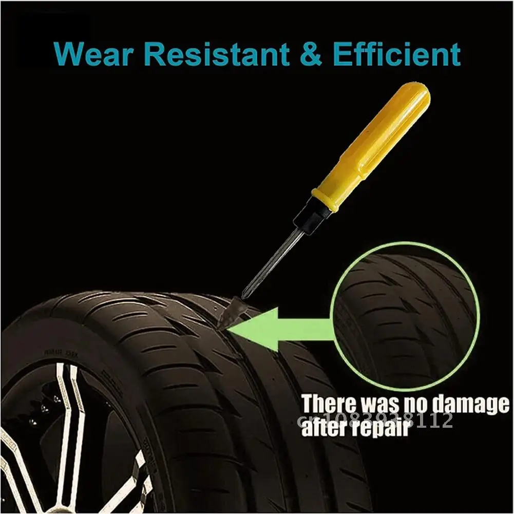

10/40/41pcs Self-service Tubeless Rubber Tire Puncture Repair Tools Universal Motorcycle Car Trucks Bike Vacuum Tyre Repair Nail