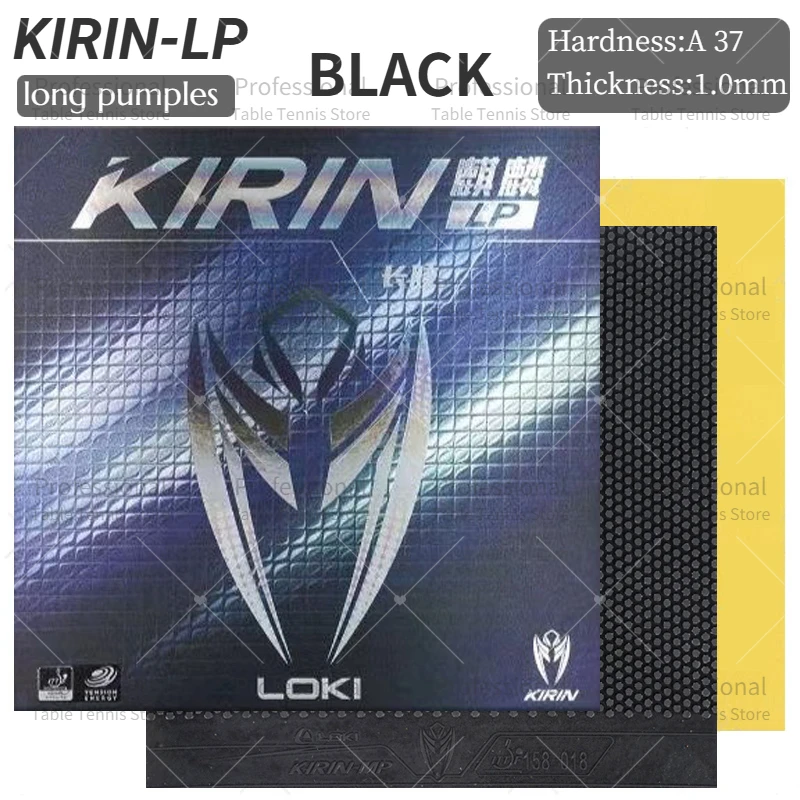 Description Picture 6 of itemLOKI KIRIN Pimples-Out Table Tennis Rubber SP/MP/LP Pips Out Ping Pong Rubber Sheet with Pre-tuned Sponge Long Pimples Rubber