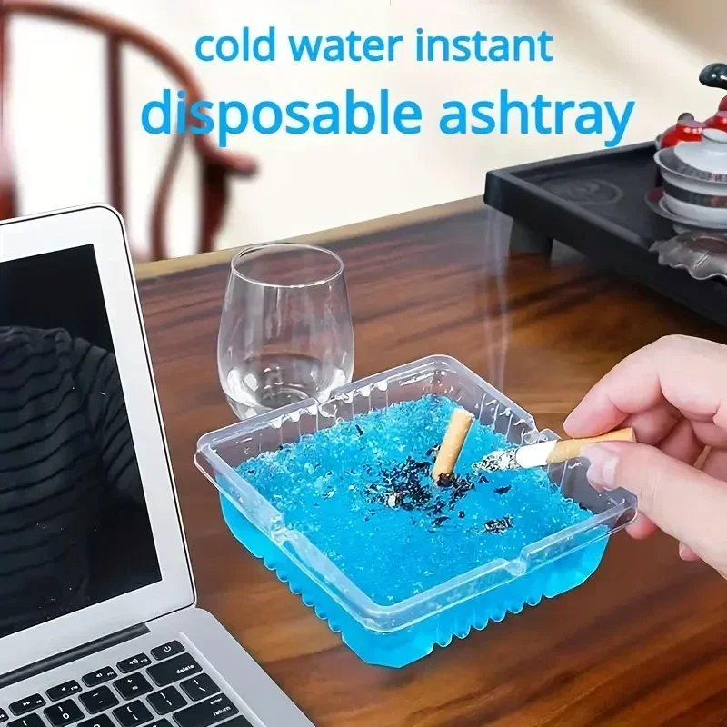 Portable Ashtray 50 Anti-odor and Anti-smoke Ashtray Desk Accessories Ash Tray Cigar Accesories Home Decoration Vape Smoking Accessiories