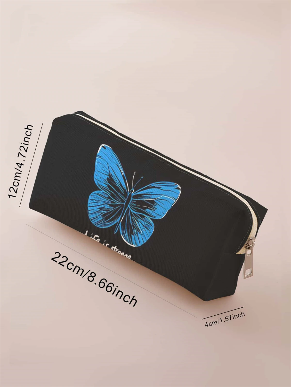 Small pencil case, large capacity pencil case, multifunctional stationery storage bag, student school organization supplies