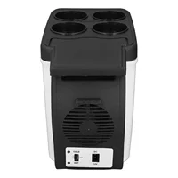 Réfrigérateur cosmétique 12V pour voiture, 37W, 6l, boîte à médicaments Portable à faible bruit, réfrigérateur cosmétique pour aliments 2