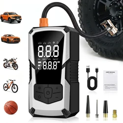 High - Speed Cordless Tire Inflator with Digital Gauge - Portable Air Compressor Pump (Pro)