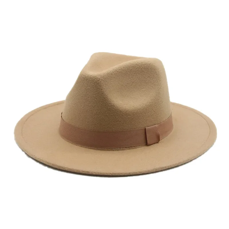 Hats for Women Fedora Women's Hat Men Classic Panama Formal Dress Church Wedding Decorate Women Winter Hat Sombreros De Mujer - 2