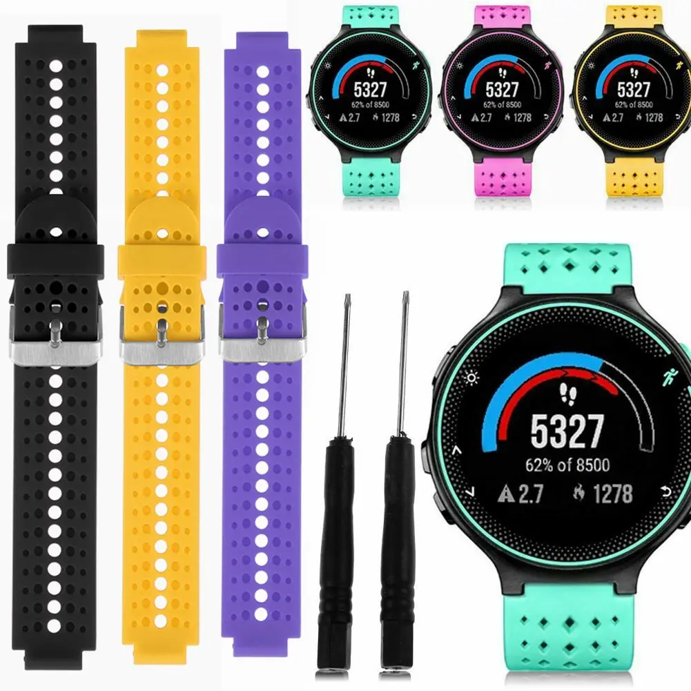 

Ремешок силиконовый для смарт-часов Garmin Forerunner 220/230/235/620/630/735