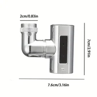 Small Flying Rain Faucet Kitchen Vegetable Washing Shower Faucet Four-speed Rotating Dishwashing Spout Faucet Waterfall Aerator 6