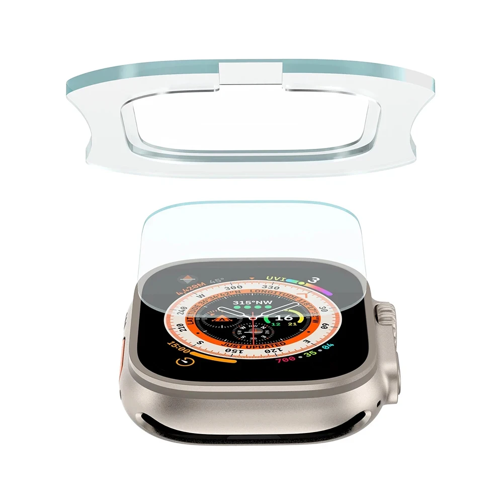 Gehard Glas Voor Apple Watch Ultra 2 49Mm Anti-Kras Screenprotector Voor Iwatch Ultra Seconde Installatie Beschermende Film