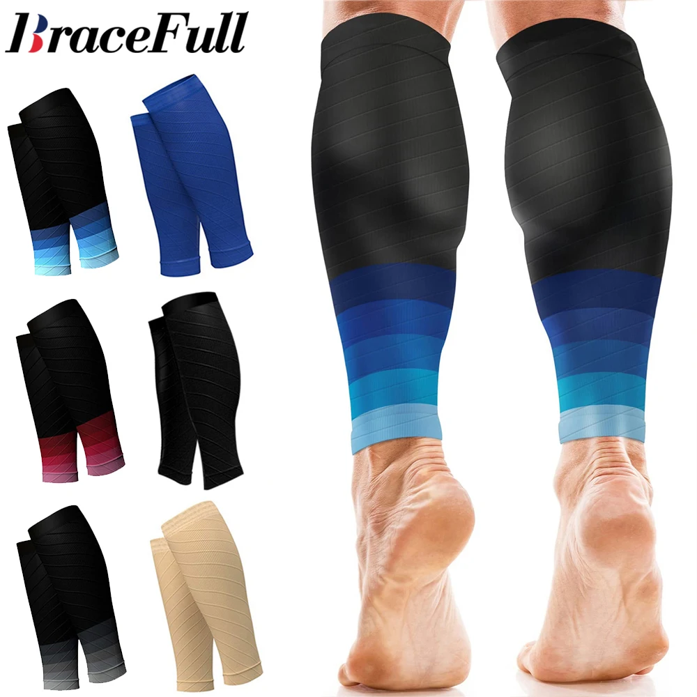 

1Pair Calf Compression Sleeves Running Leg Compression Sleeve 20-30mmHg Compression Socks for Shin Splint For Men Women