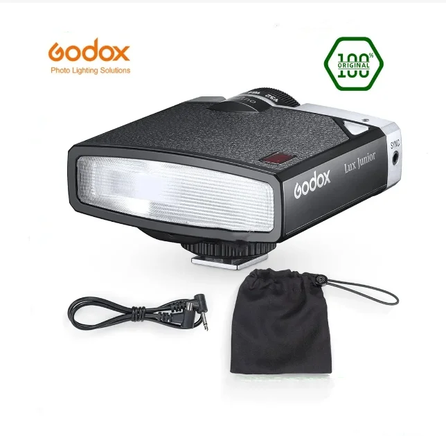 Godox Gn12 Lux Junior Camera Flash 6000K ± 200K 7 Livelli Flash Speedlite Trigger Per Canon Nikon Fujifilm Olympus Sony Camera