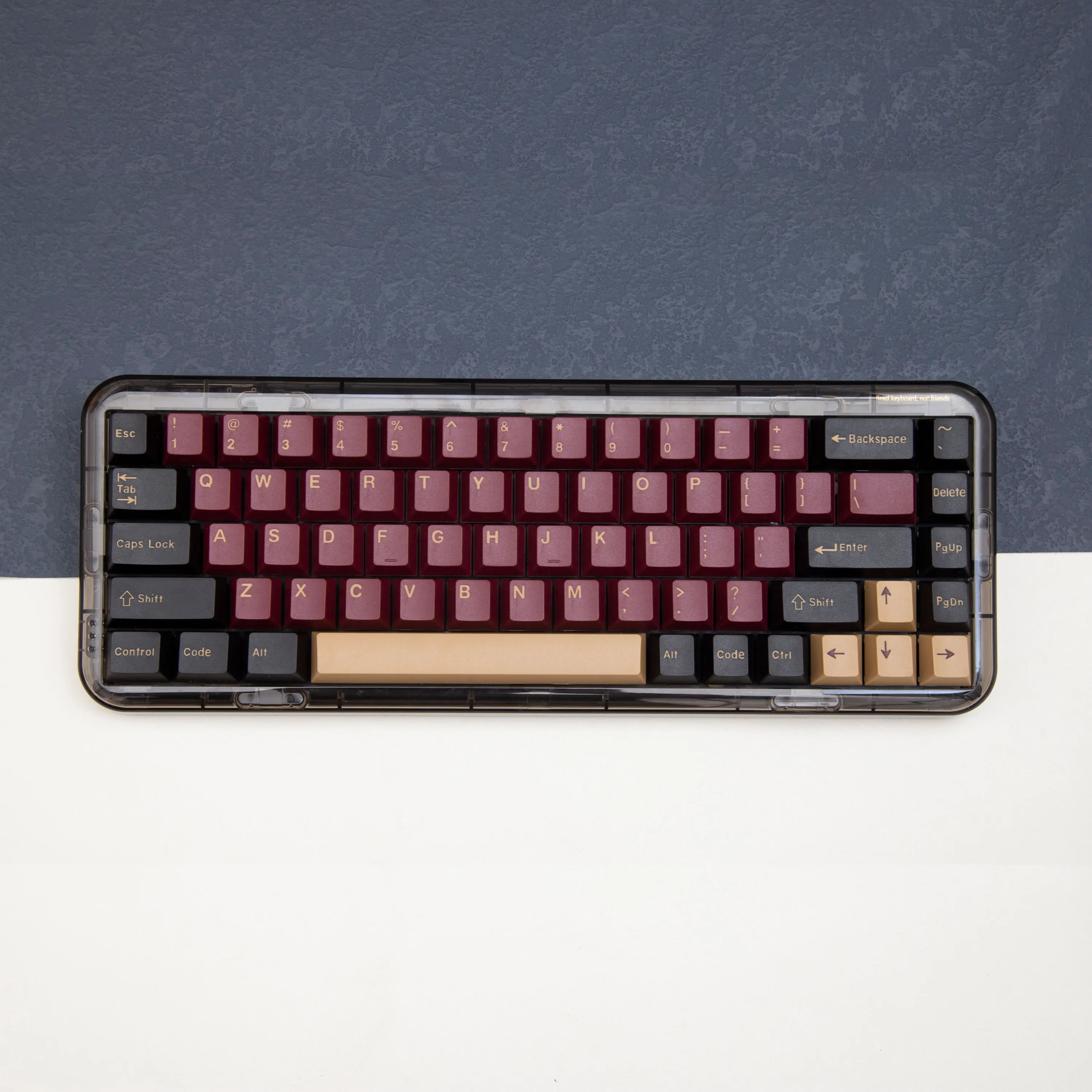 Samurai Vermelho Keycaps Inglês Pbt Perfil Cereja Tiro Duplo para Teclado Mecânico Gmk Teclado Gamer Rk68 Anne Pro 2 - Imagem 6