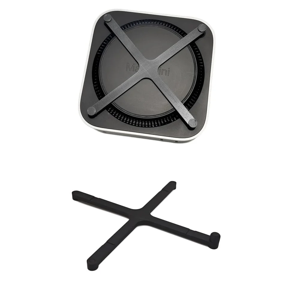 Power Button Stand for Mac Mini M4 Desktop Computer 3D Printing Heightening Base Bracket for Mac Mini M4 Pro PC Accessories mac mini stand,desktop bracket