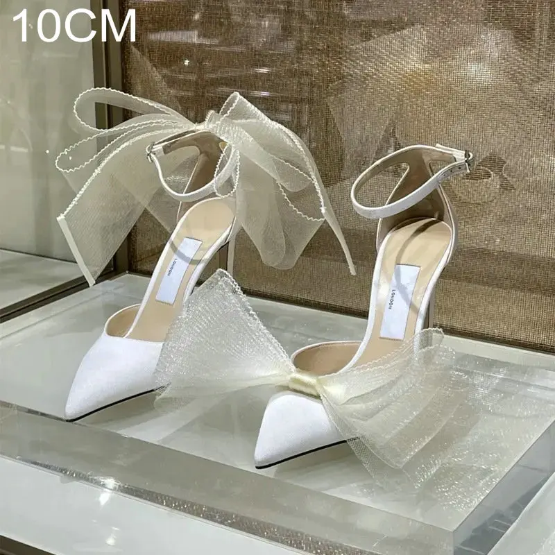 White 10CM Heel